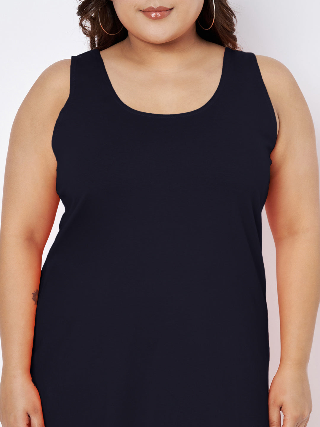 Plus Size Sheath Midi Dress