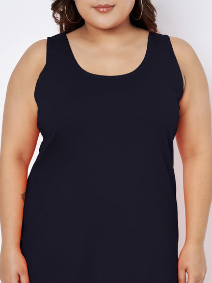 Plus Size Sheath Midi Dress