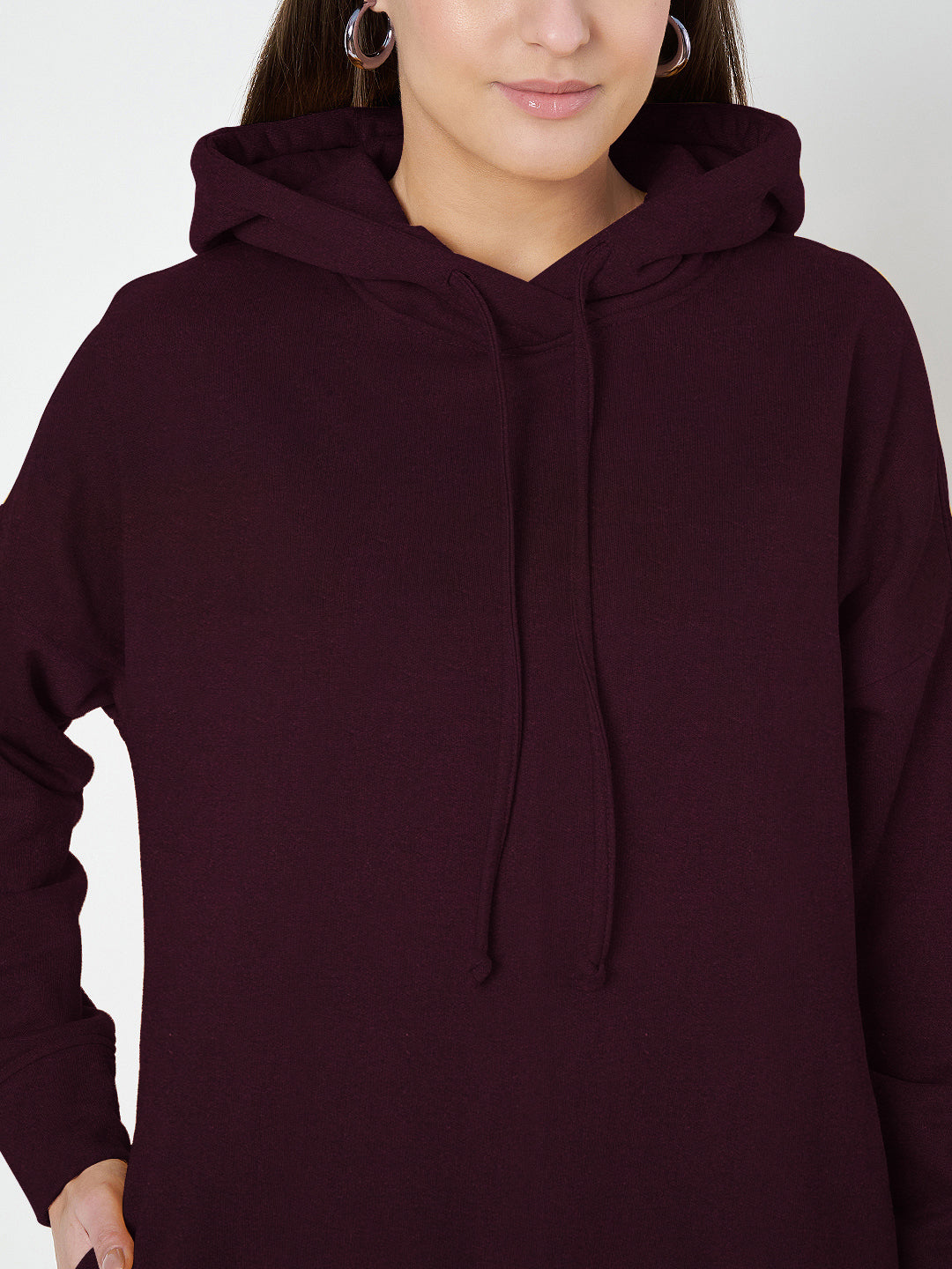 Hooded Longline Sweatshirt