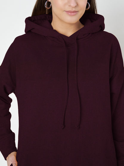 Hooded Longline Sweatshirt