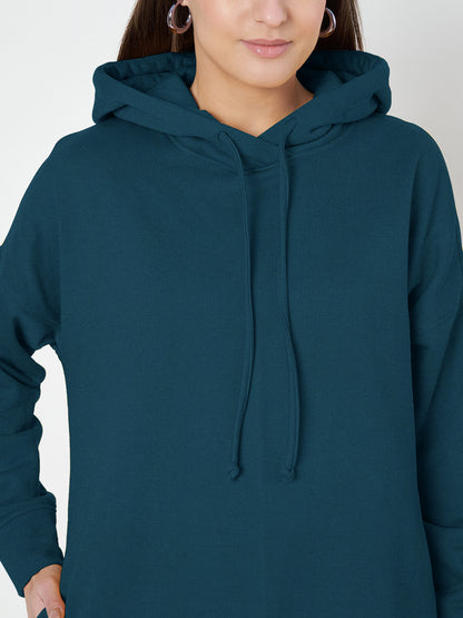 Hooded Longline Sweatshirt