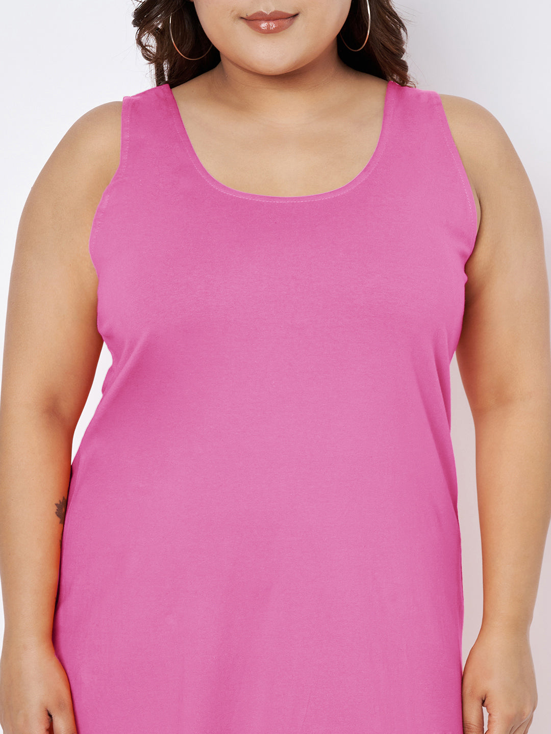 Plus Size Sheath Midi Dress
