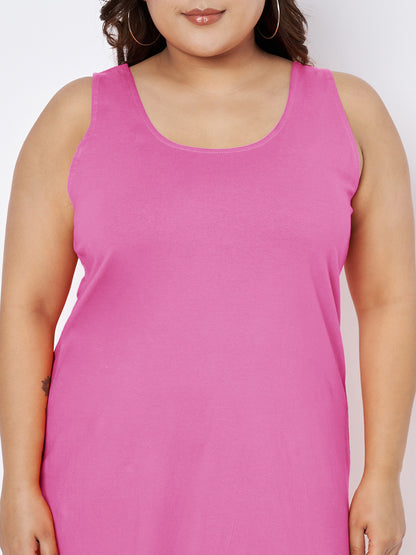 Plus Size Sheath Midi Dress