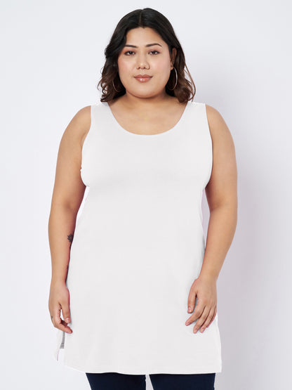 Plus Size Cotton Slip