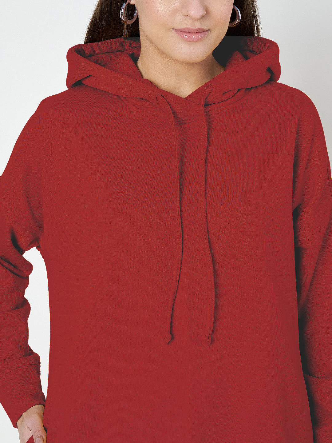 Hooded Longline Sweatshirt