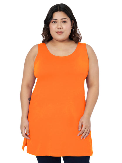 Plus Size Cotton Slip