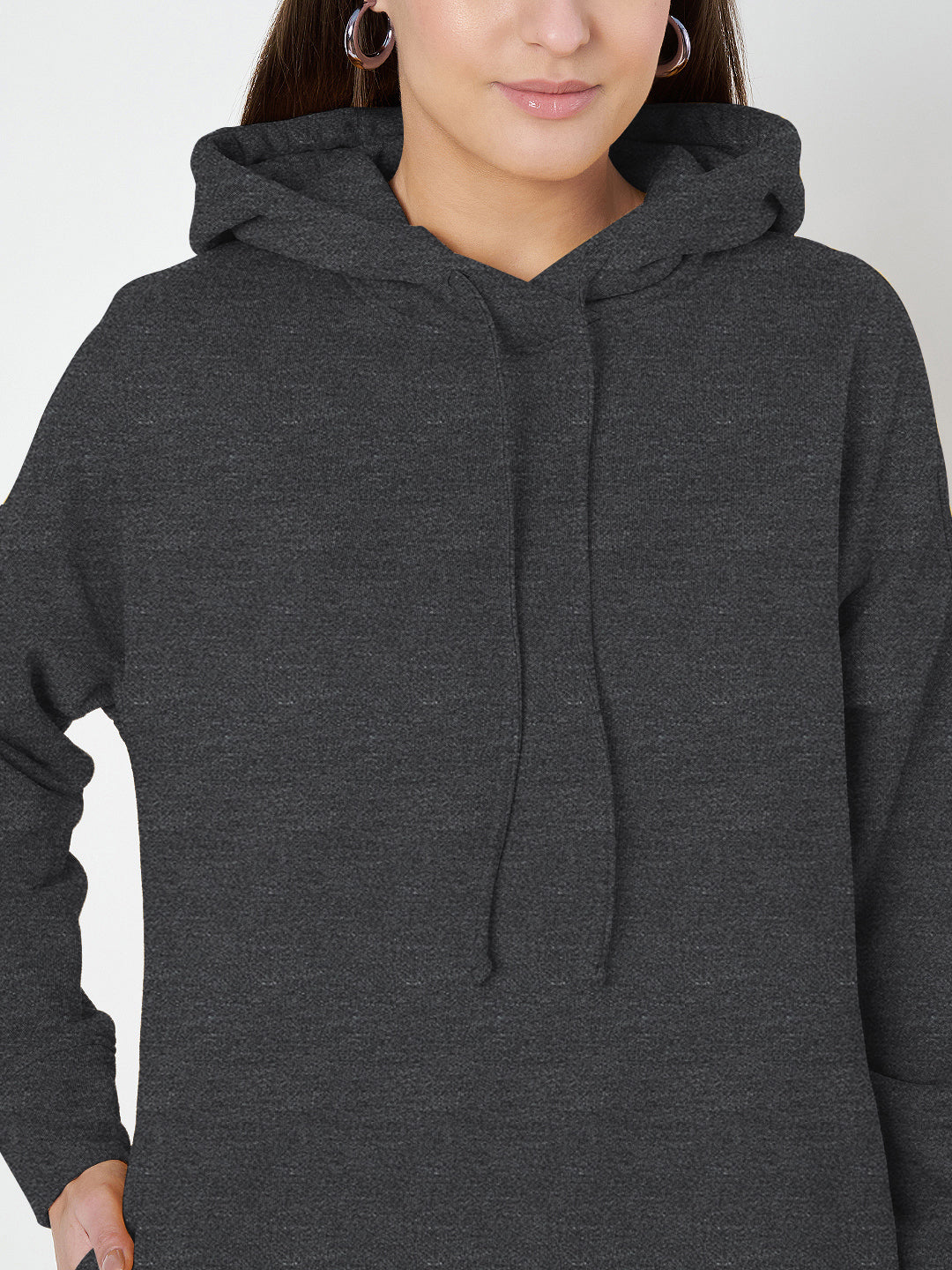 Hooded Longline Sweatshirt