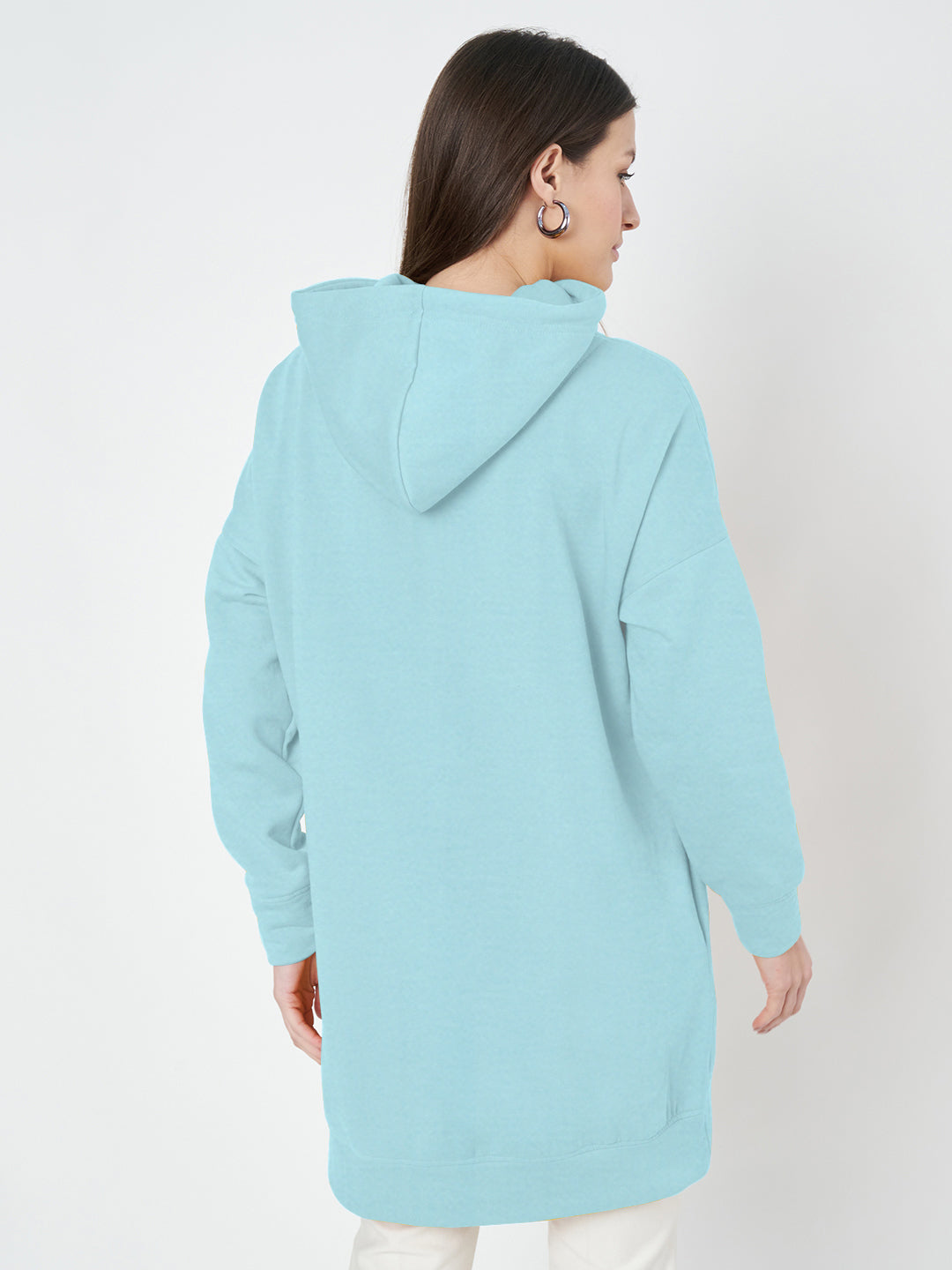 Hooded Longline Sweatshirt