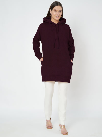 Hooded Longline Sweatshirt