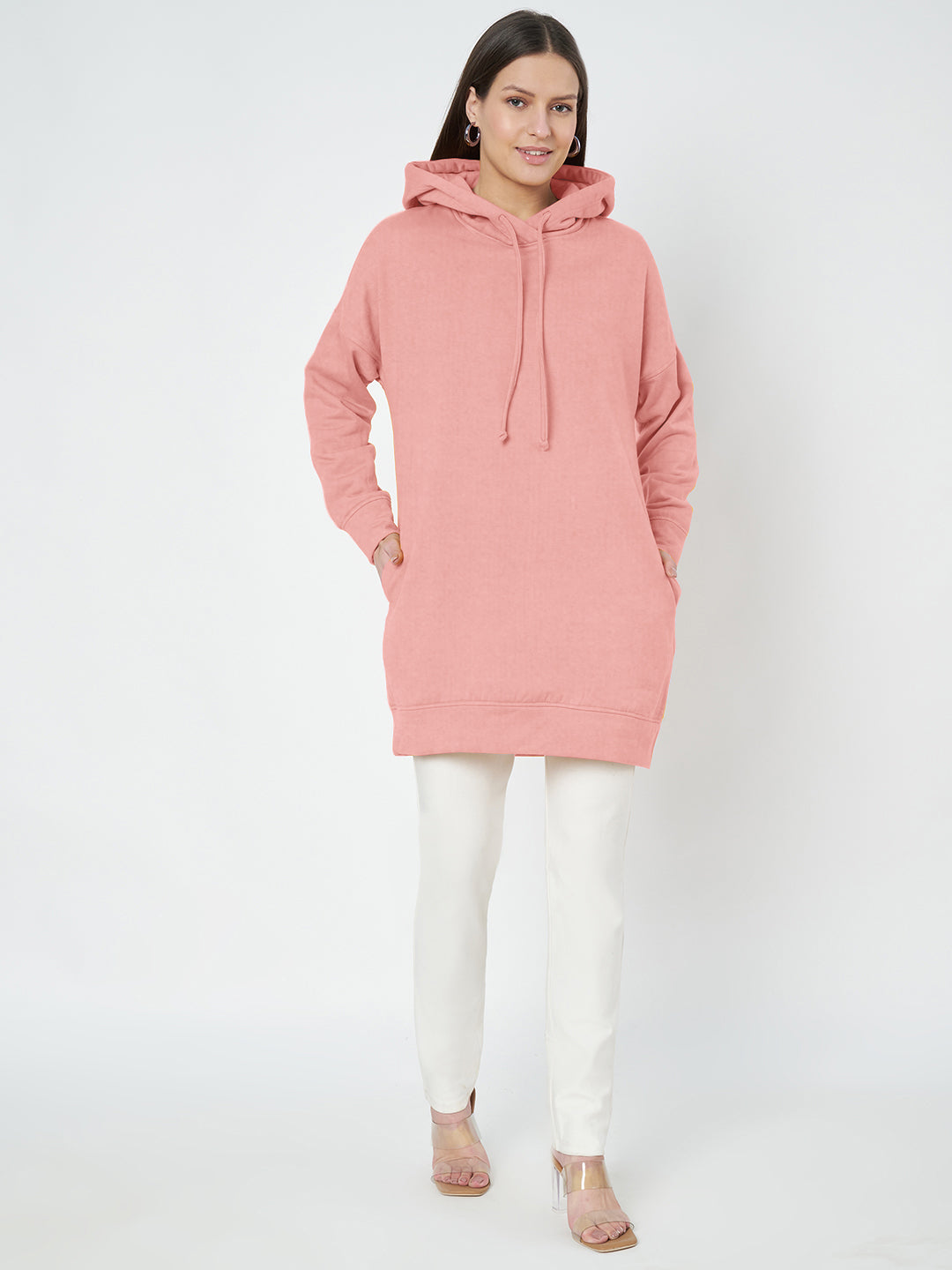 Hooded Longline Sweatshirt