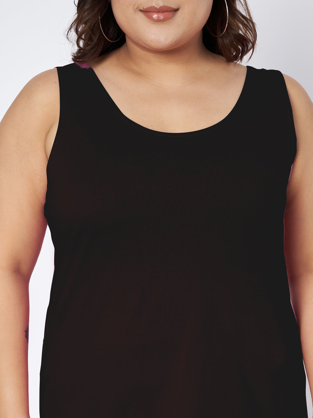 Plus Size Cotton Slip