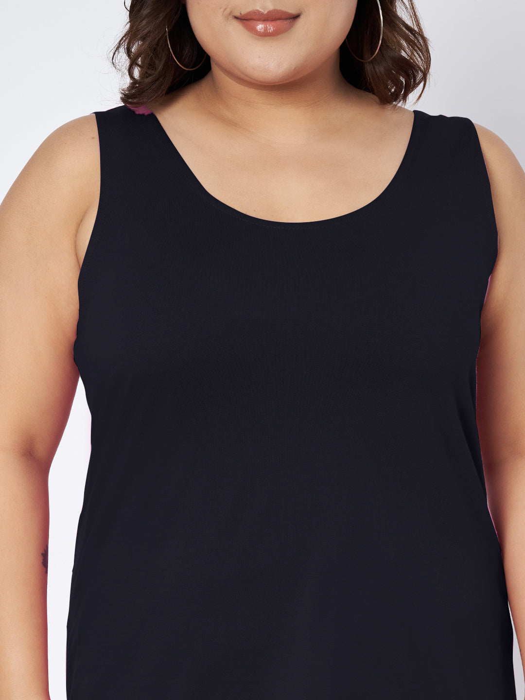 Plus Size Cotton Slip
