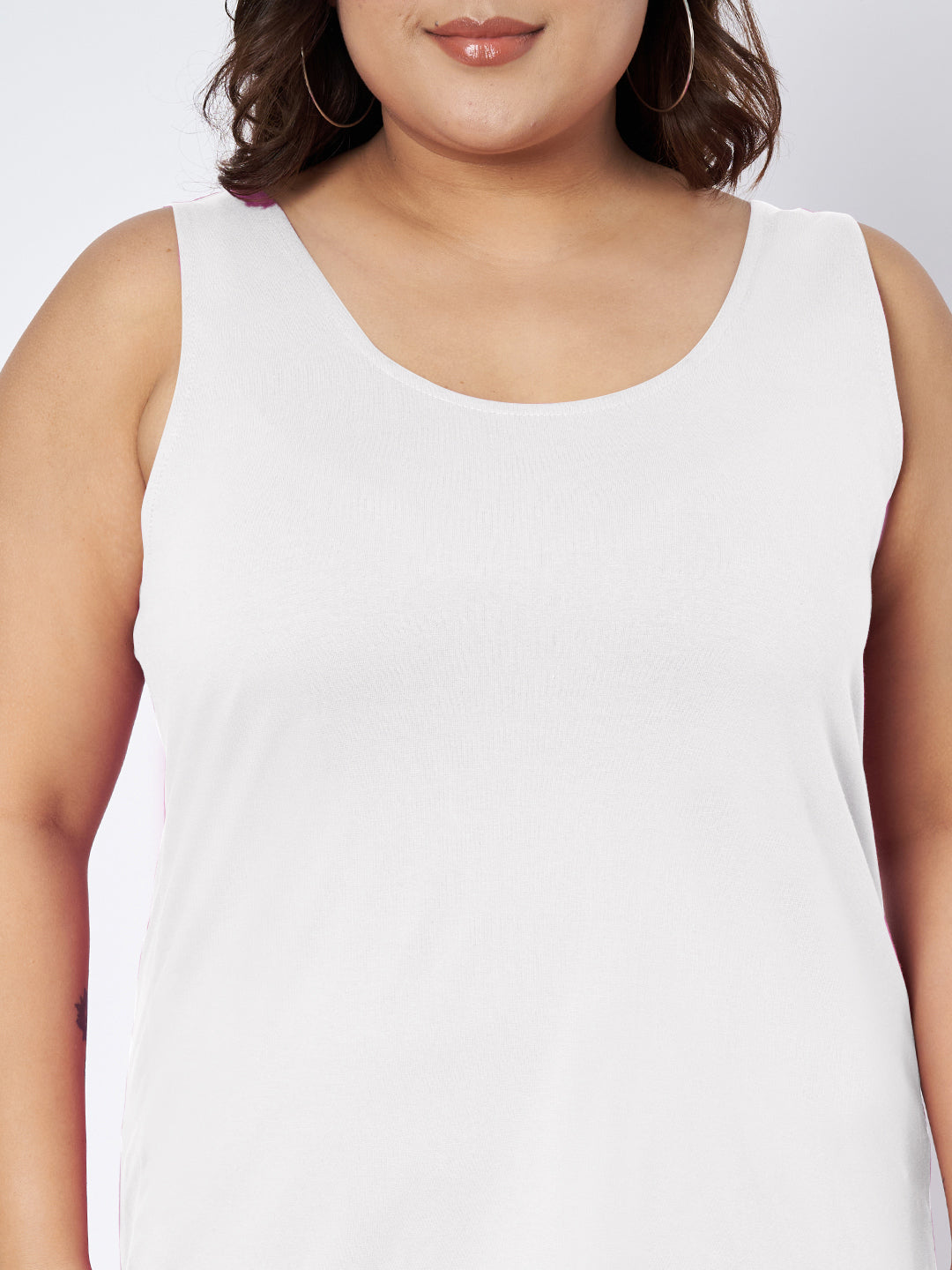 Plus Size Cotton Slip