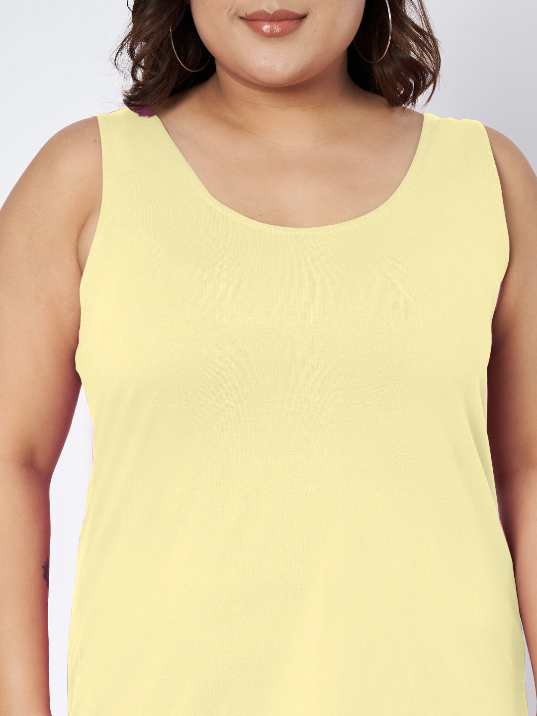 Plus Size Cotton Slip