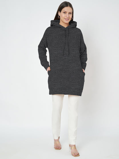 Hooded Longline Sweatshirt