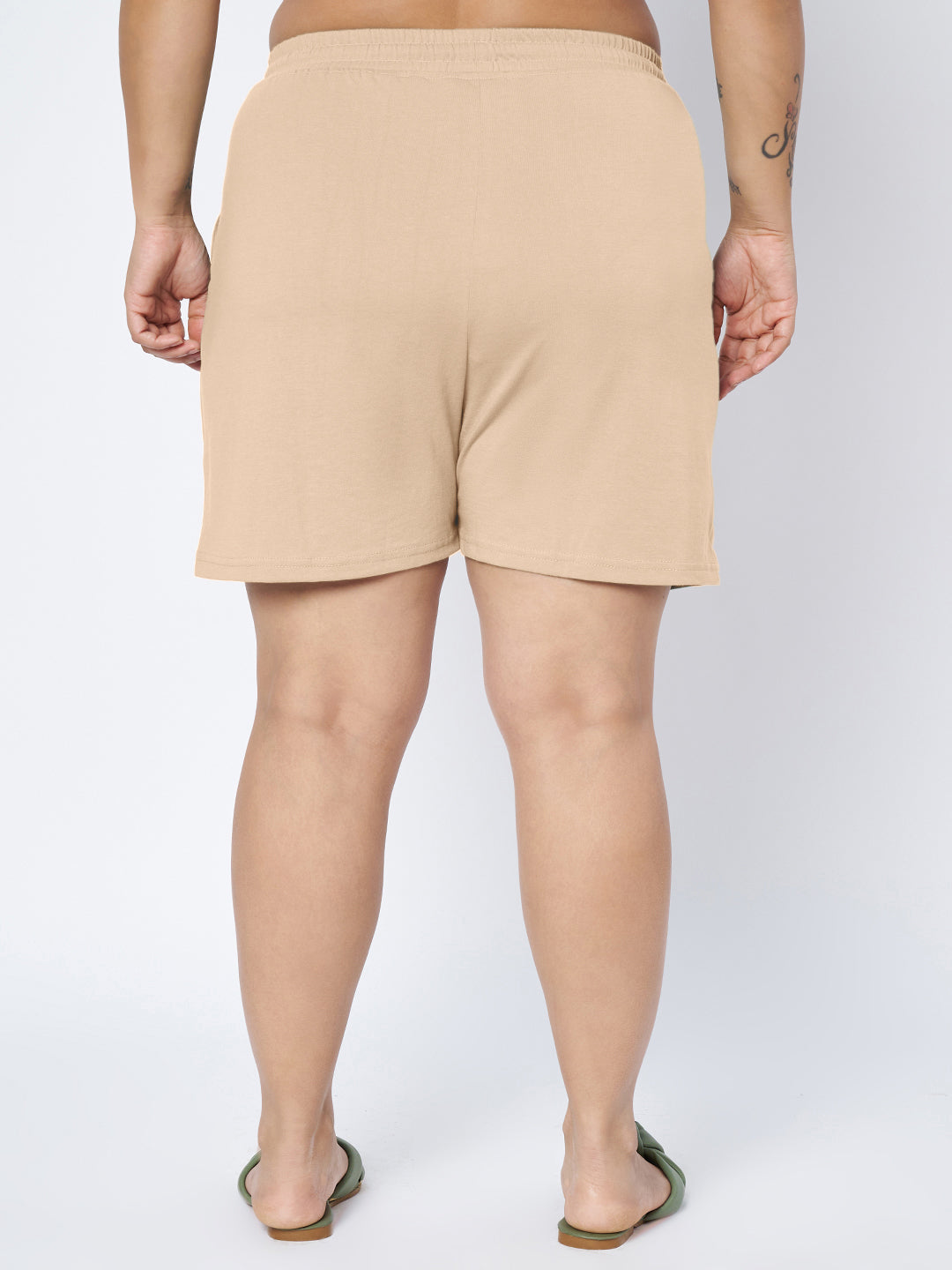 Plus Size Cotton Shorts