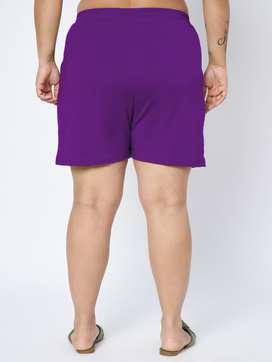 Plus Size Cotton Shorts