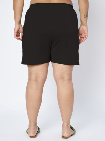 Plus Size Cotton Shorts
