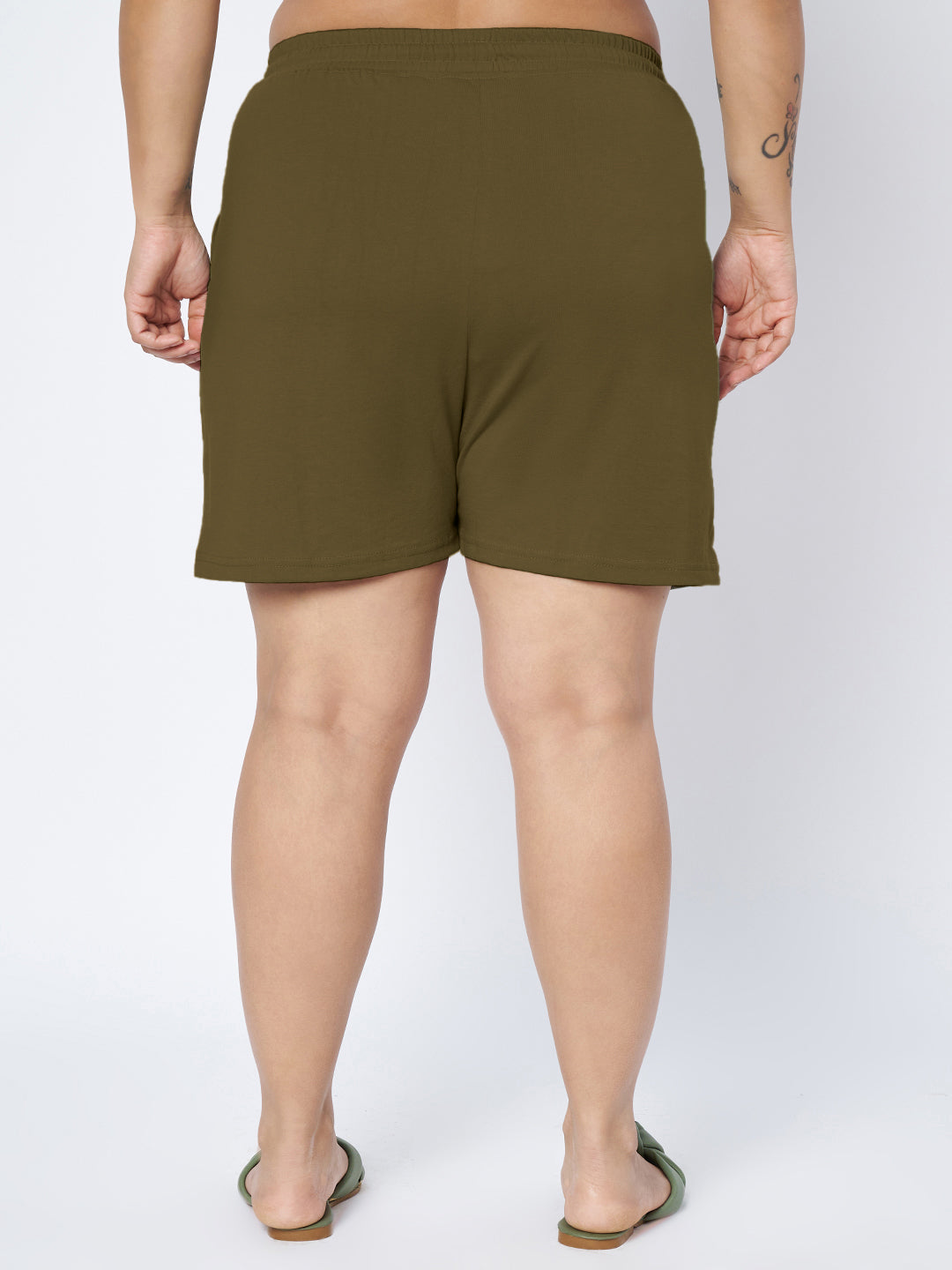 Plus Size Cotton Shorts