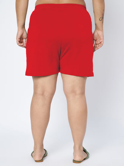 Plus Size Cotton Shorts