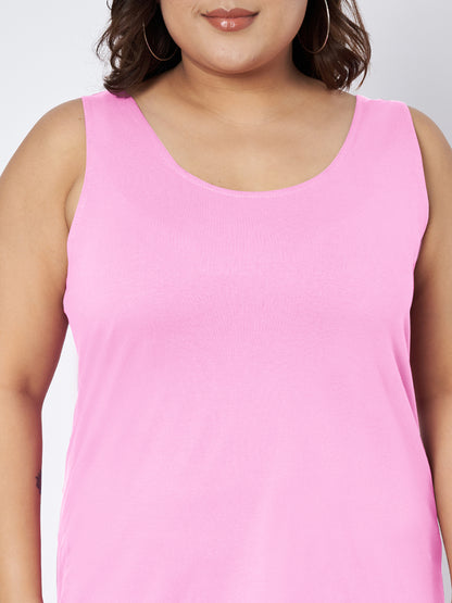 Plus Size Cotton Slip