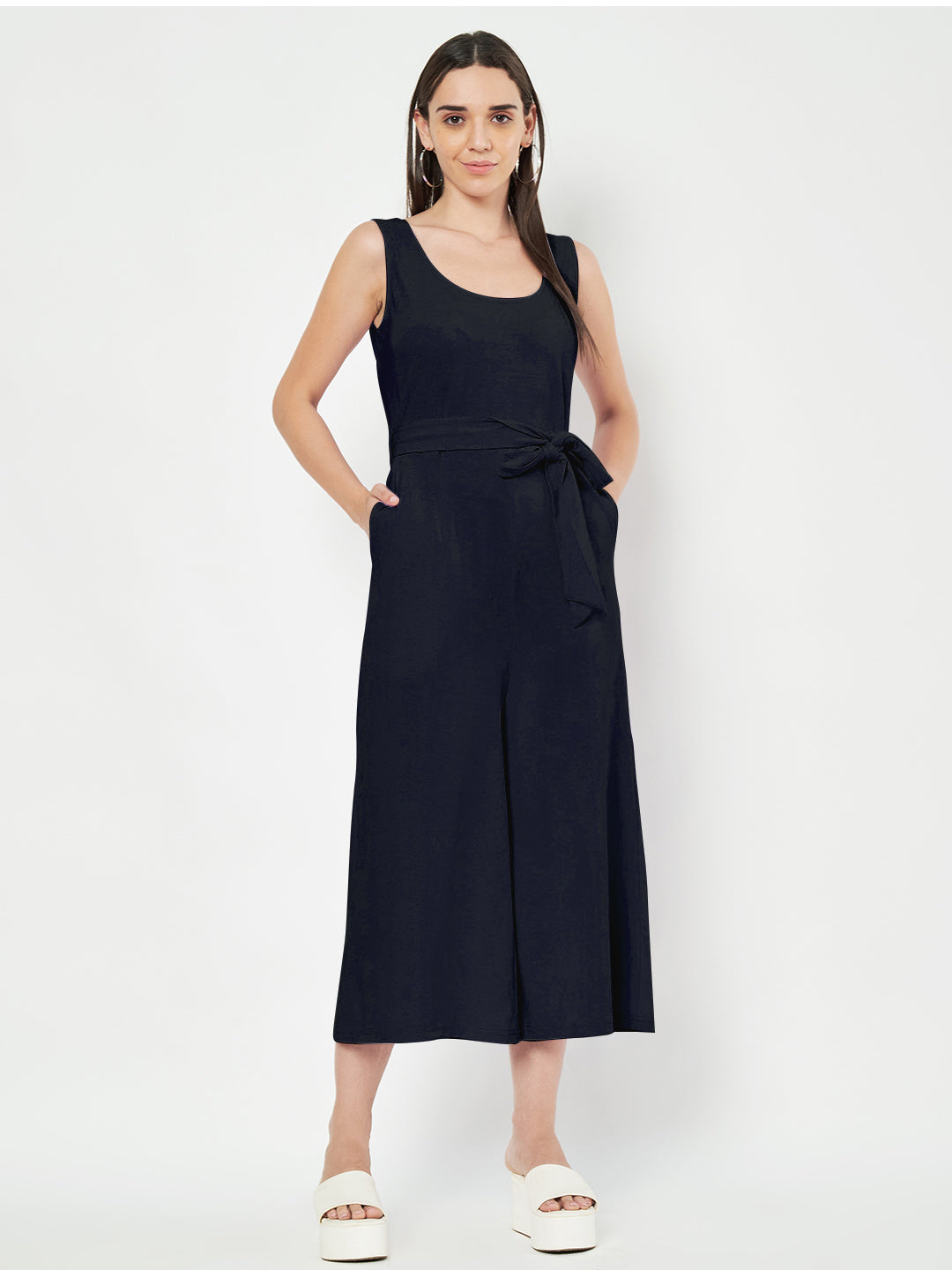 Jumpsuit with Midi Length