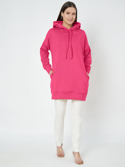Hooded Longline Sweatshirt
