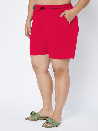 Plus Size Cotton Shorts