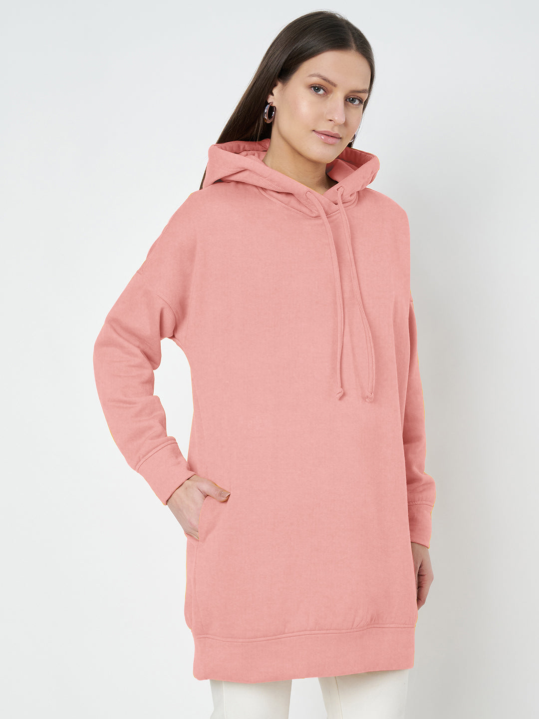 Hooded Longline Sweatshirt