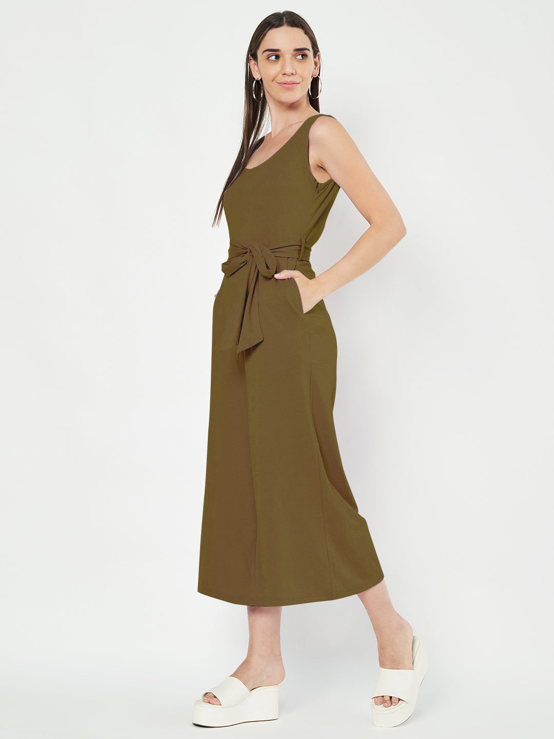 Jumpsuit with Midi Length