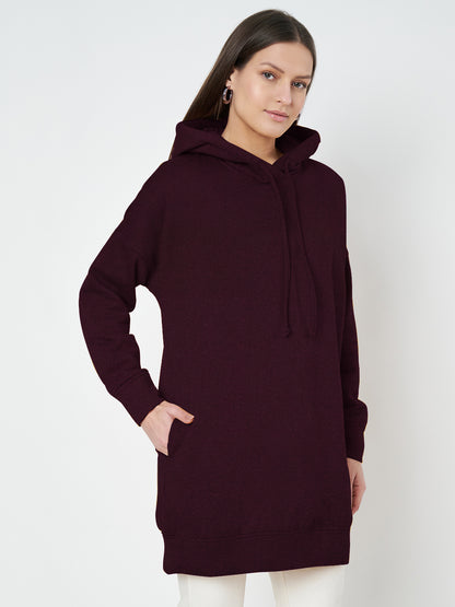Hooded Longline Sweatshirt