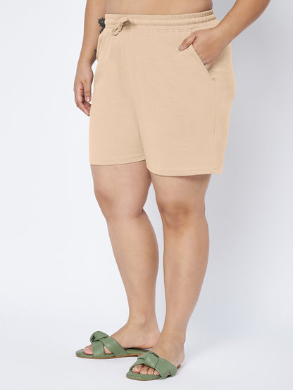 Plus Size Cotton Shorts