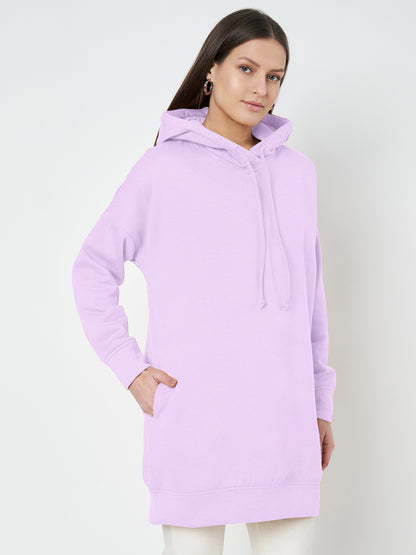 Hooded Longline Sweatshirt