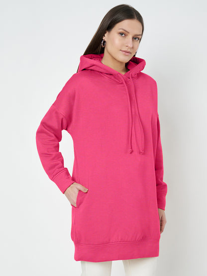 Hooded Longline Sweatshirt