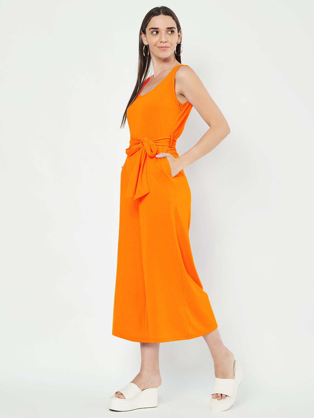 Jumpsuit with Midi Length