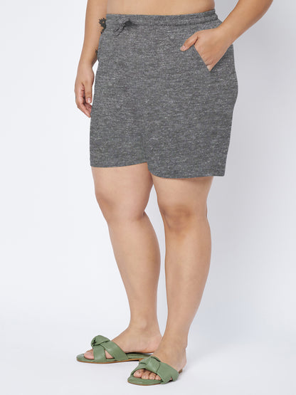 Plus Size Cotton Shorts