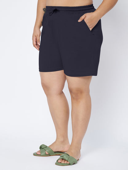 Plus Size Cotton Shorts