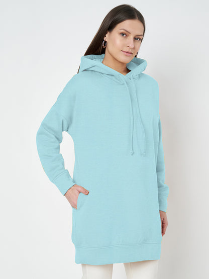 Hooded Longline Sweatshirt