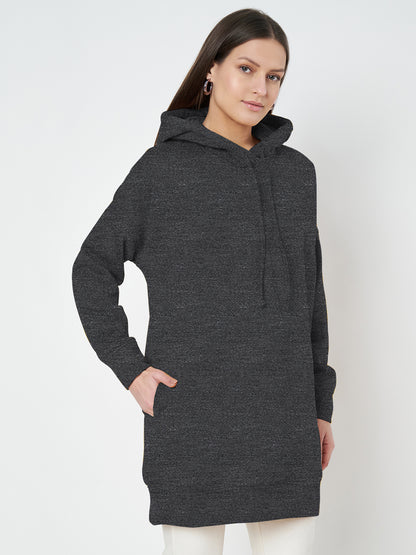 Hooded Longline Sweatshirt