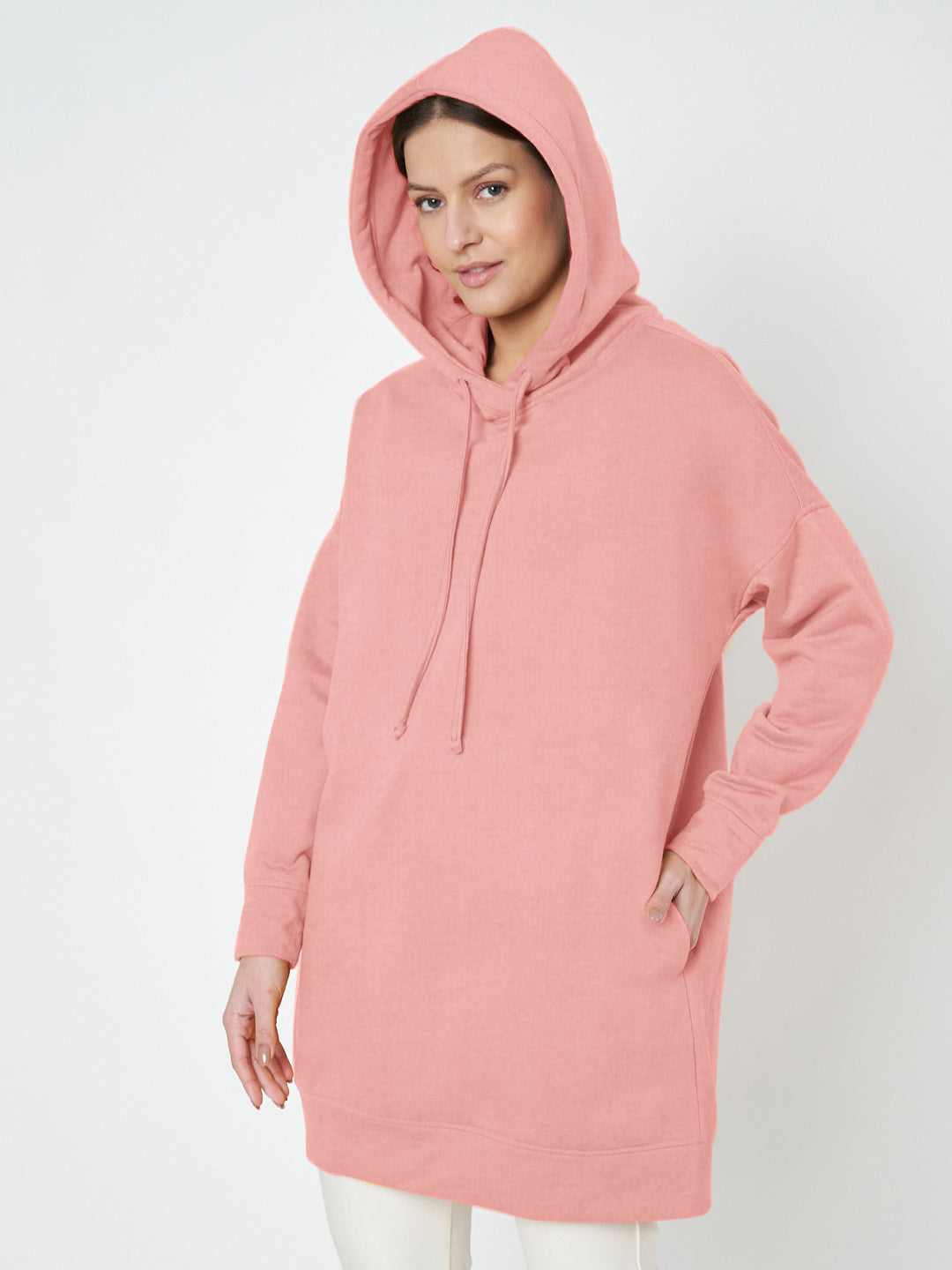 Hooded Longline Sweatshirt