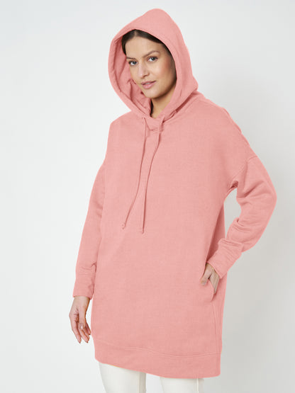 Hooded Longline Sweatshirt