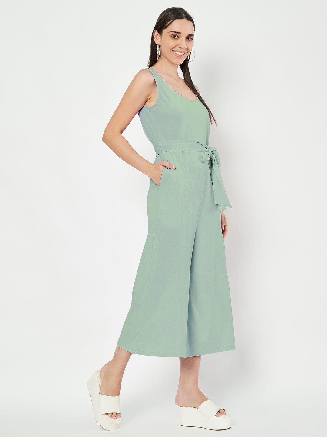 Jumpsuit with Midi Length