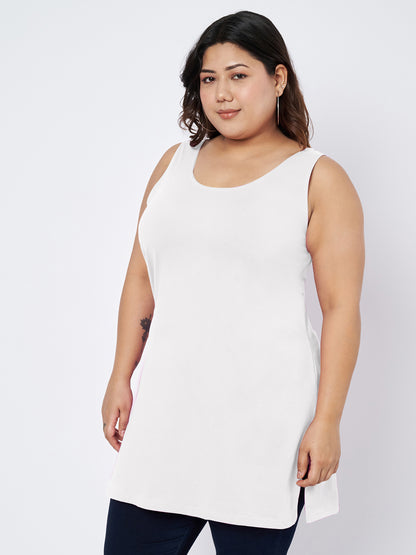 Plus Size Cotton Slip