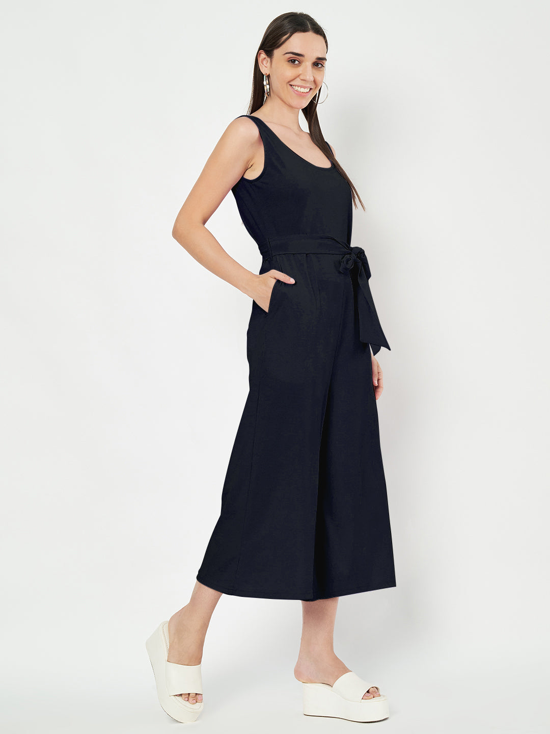 Jumpsuit with Midi Length