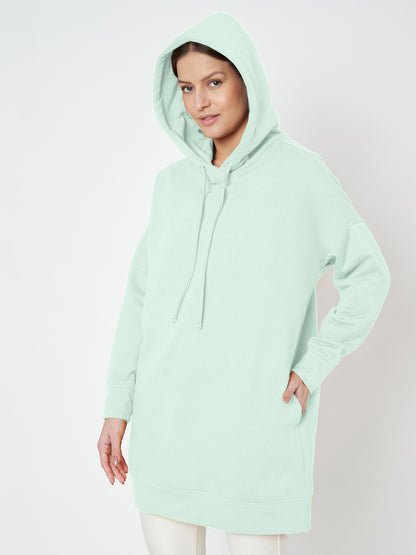 Hooded Longline Sweatshirt