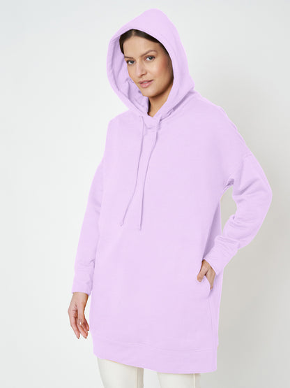Hooded Longline Sweatshirt
