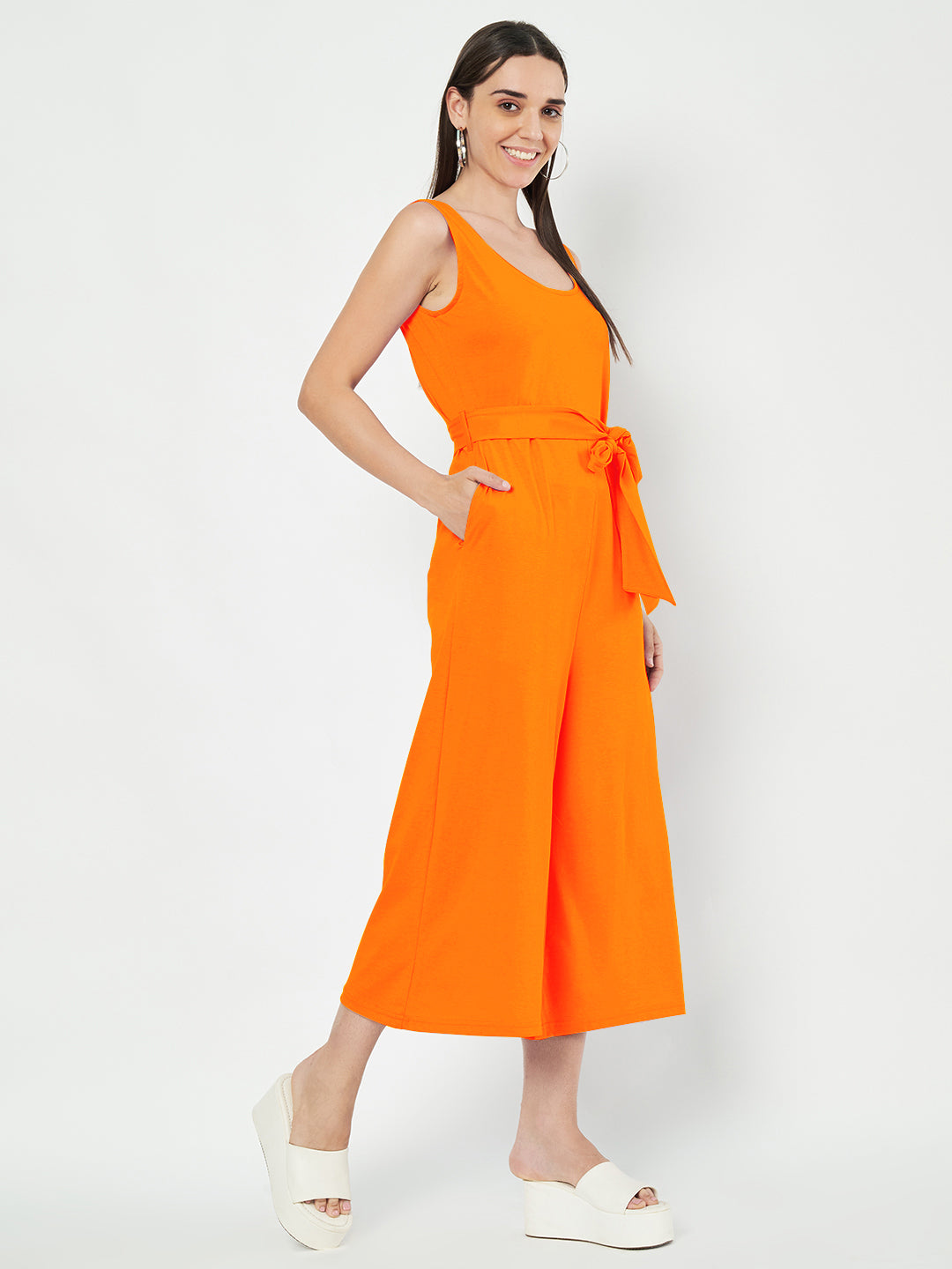 Jumpsuit with Midi Length