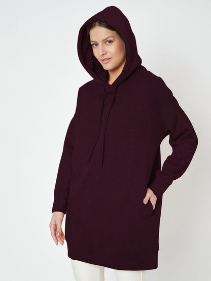 Hooded Longline Sweatshirt