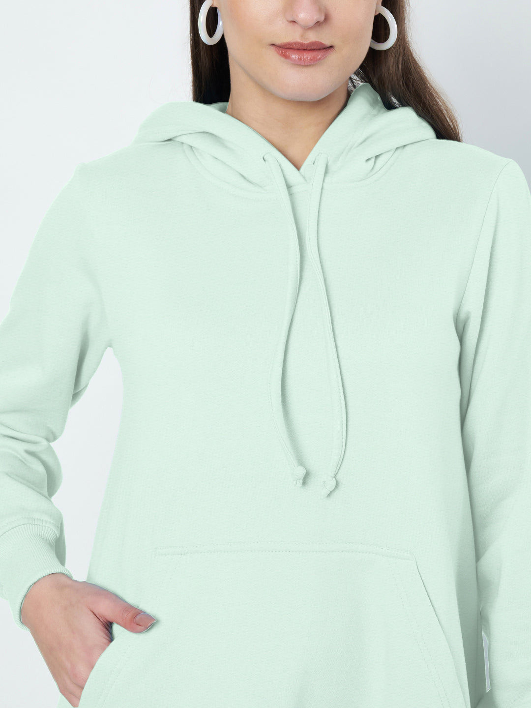 Hooded A-Line Midi Dress