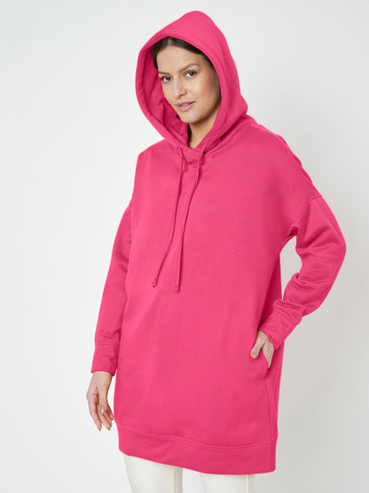 Hooded Longline Sweatshirt